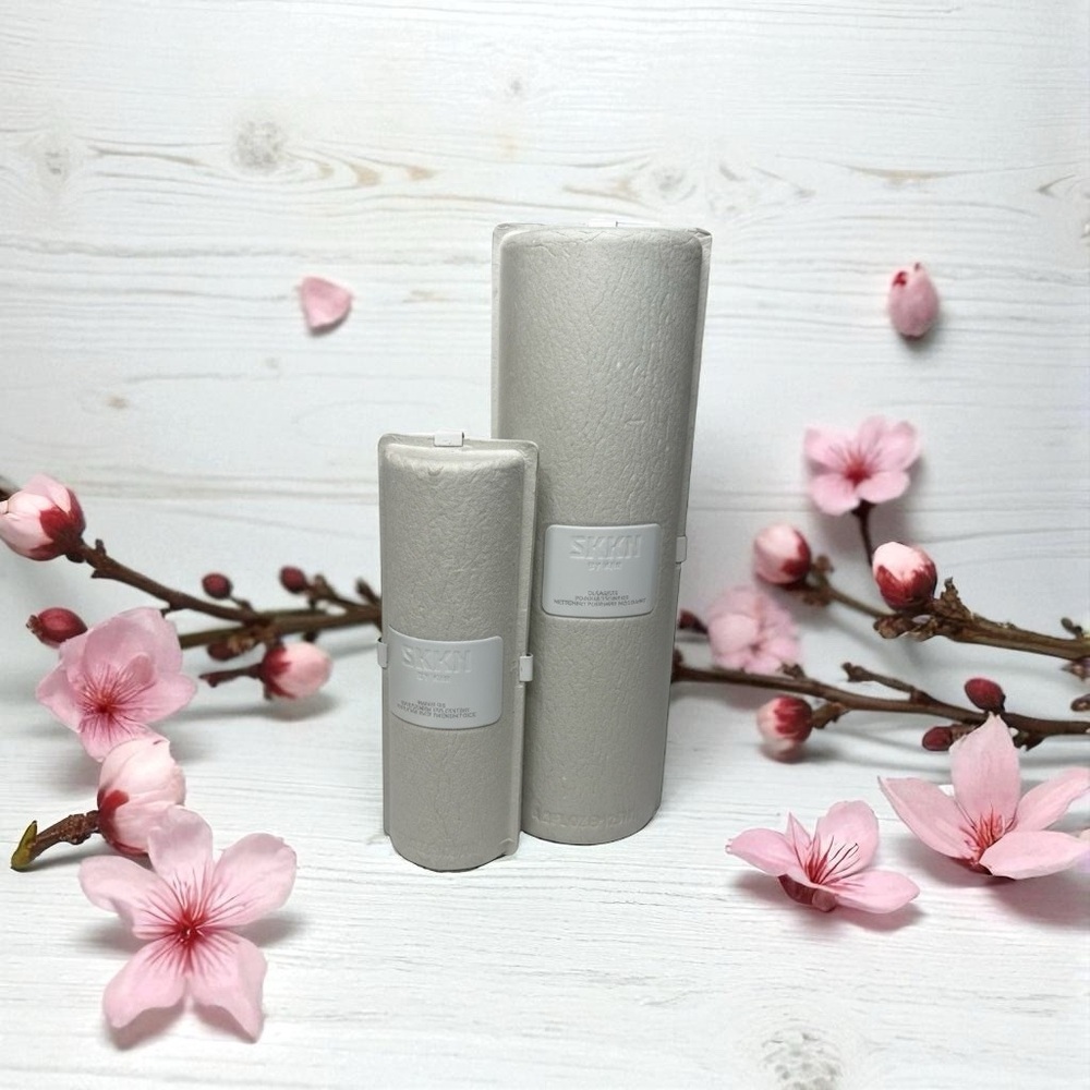 SKKN by Kim skincare set- Cleanser + Night Oil Restoring Treatment Bundle.